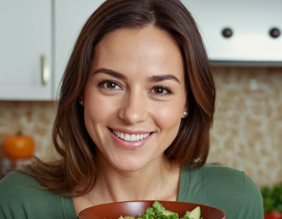 Michelle Nelson crafting a recipe with flair