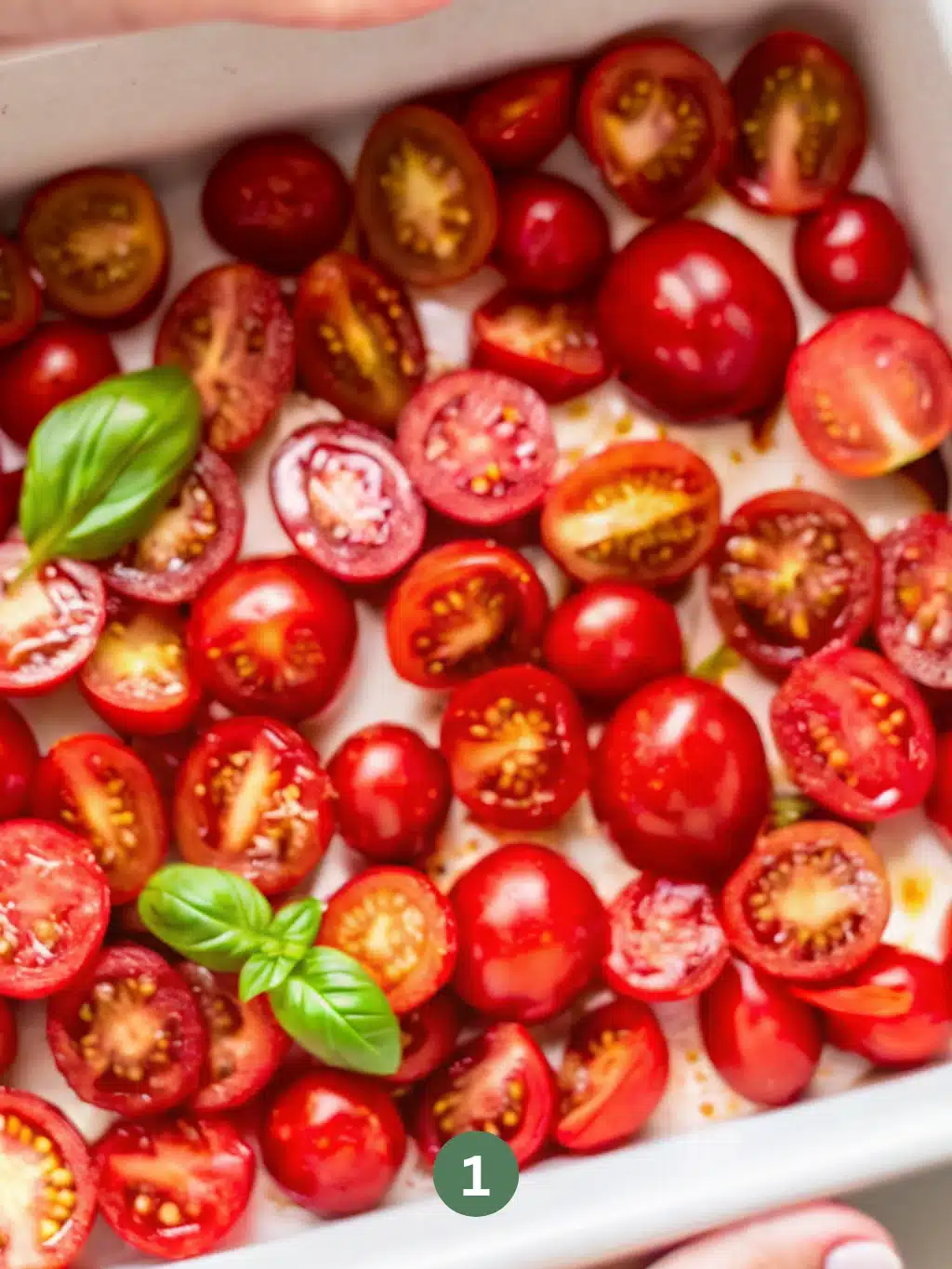 1 Roasted tomato sauce pasta