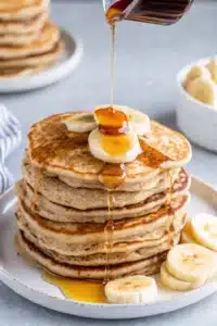 fluffy banana pancakes