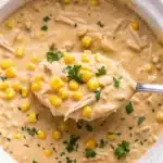 Creamy Crockpot White Chicken Chili