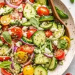 Refreshing Cucumber and Tomato Salad