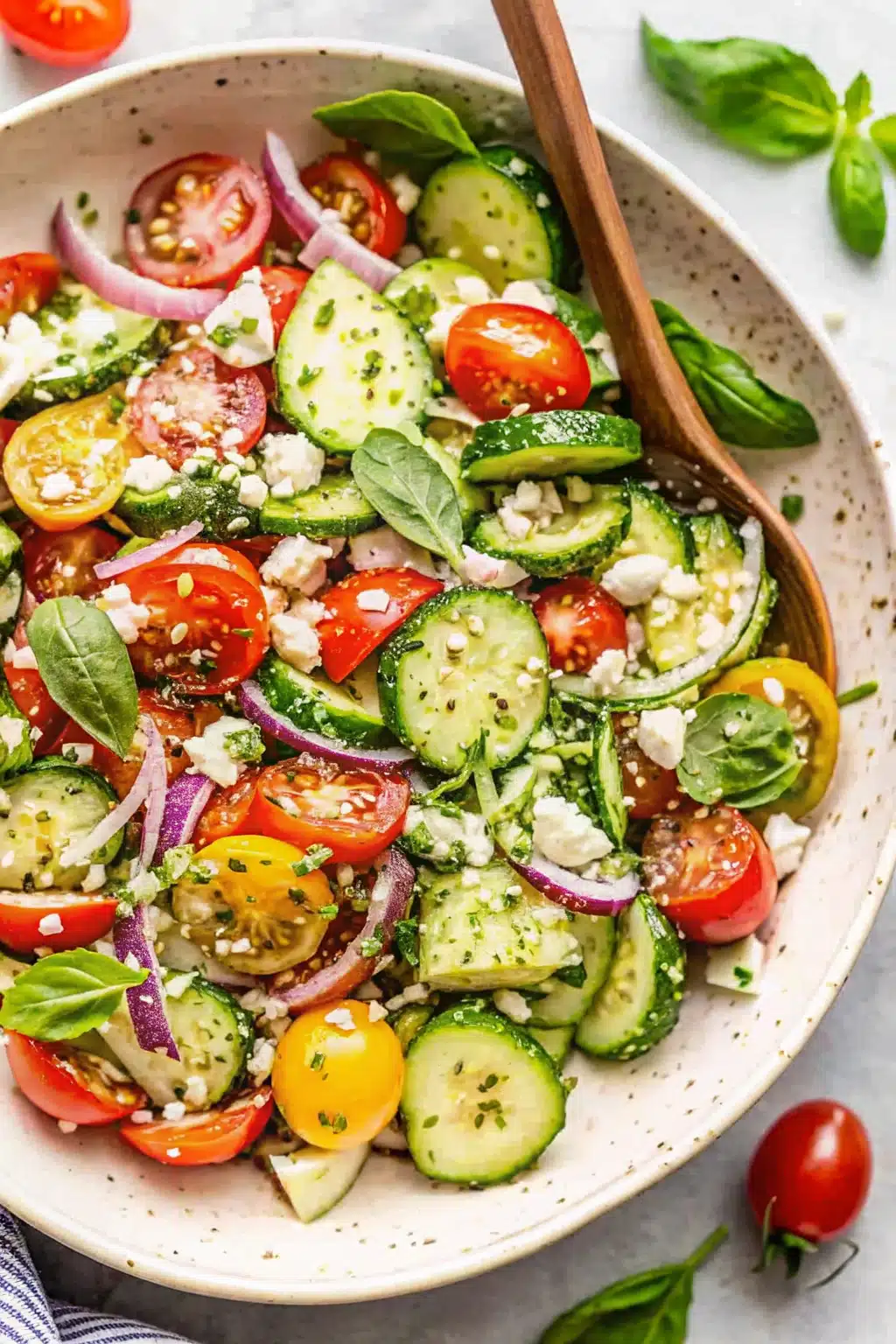 Refreshing Cucumber and Tomato Salad