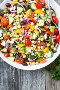 Mediterranean Dense Bean Salad