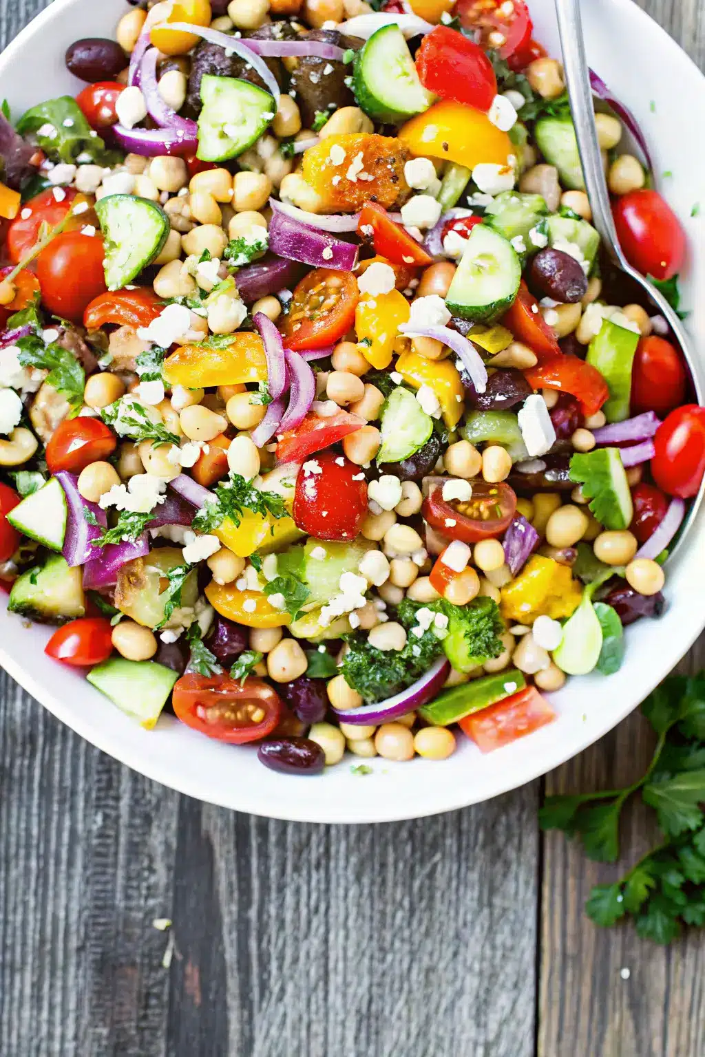 Mediterranean Dense Bean Salad