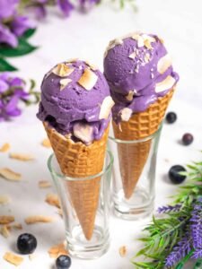 Natural Homemade Ube Ice Cream (Purple Yam)