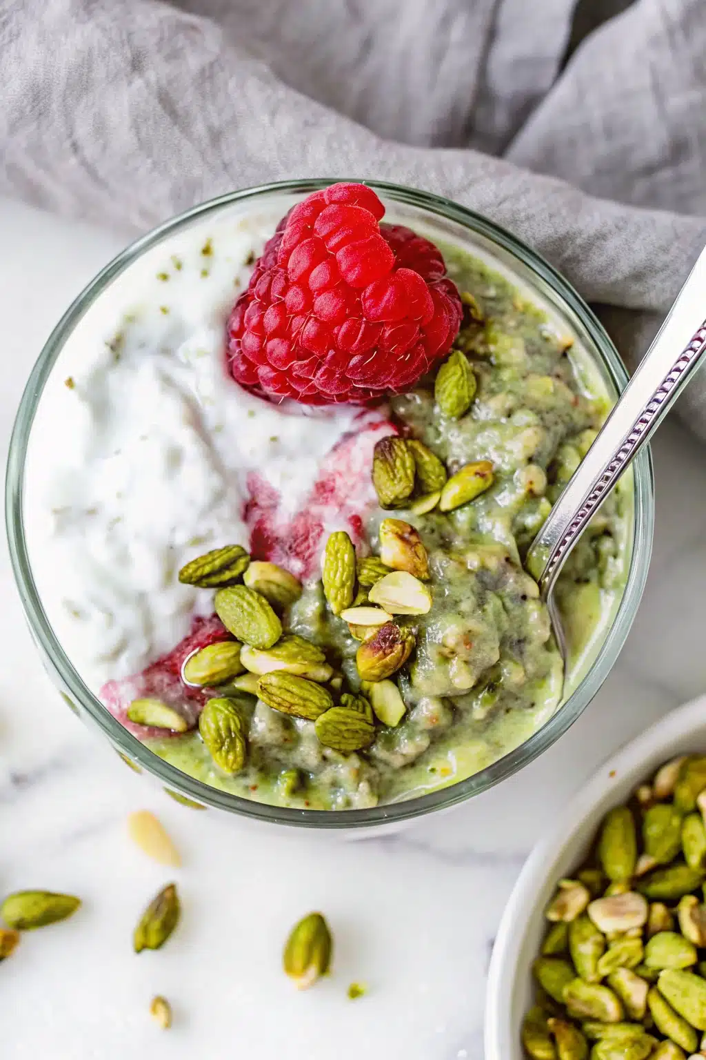 pistachio-overnight-oats-3 Pistachio Overnight Oats
