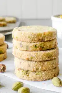 Pistachio Shortbread Cookies