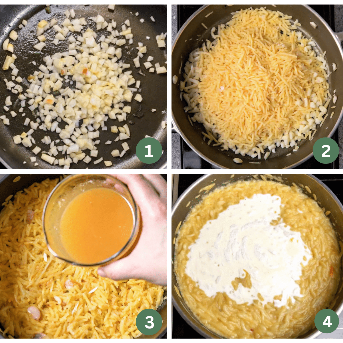 Creamy Garlic Parmesan Orzo