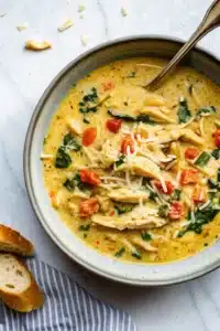 creamy tuscan chicken soup