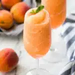 Frozen Peach Bellini