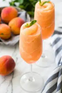 Frozen Peach Bellini