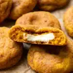 pumpkin cheesecake stuffed cookies