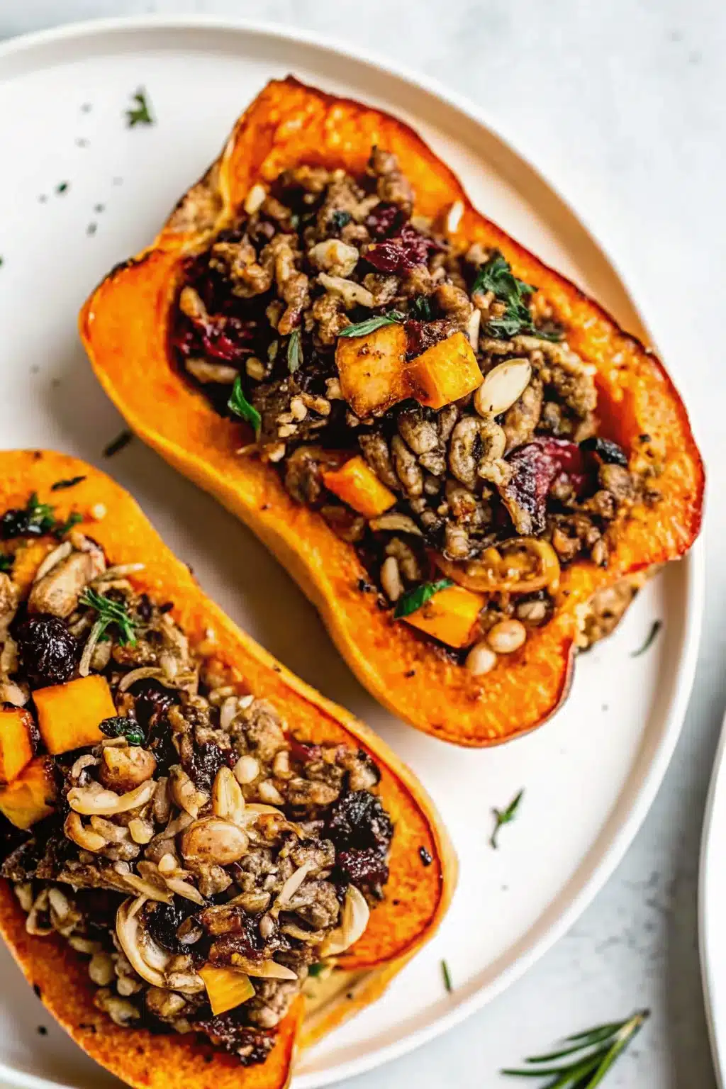 Stuffed Butternut Squash