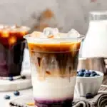 Iced Blueberry Latte
