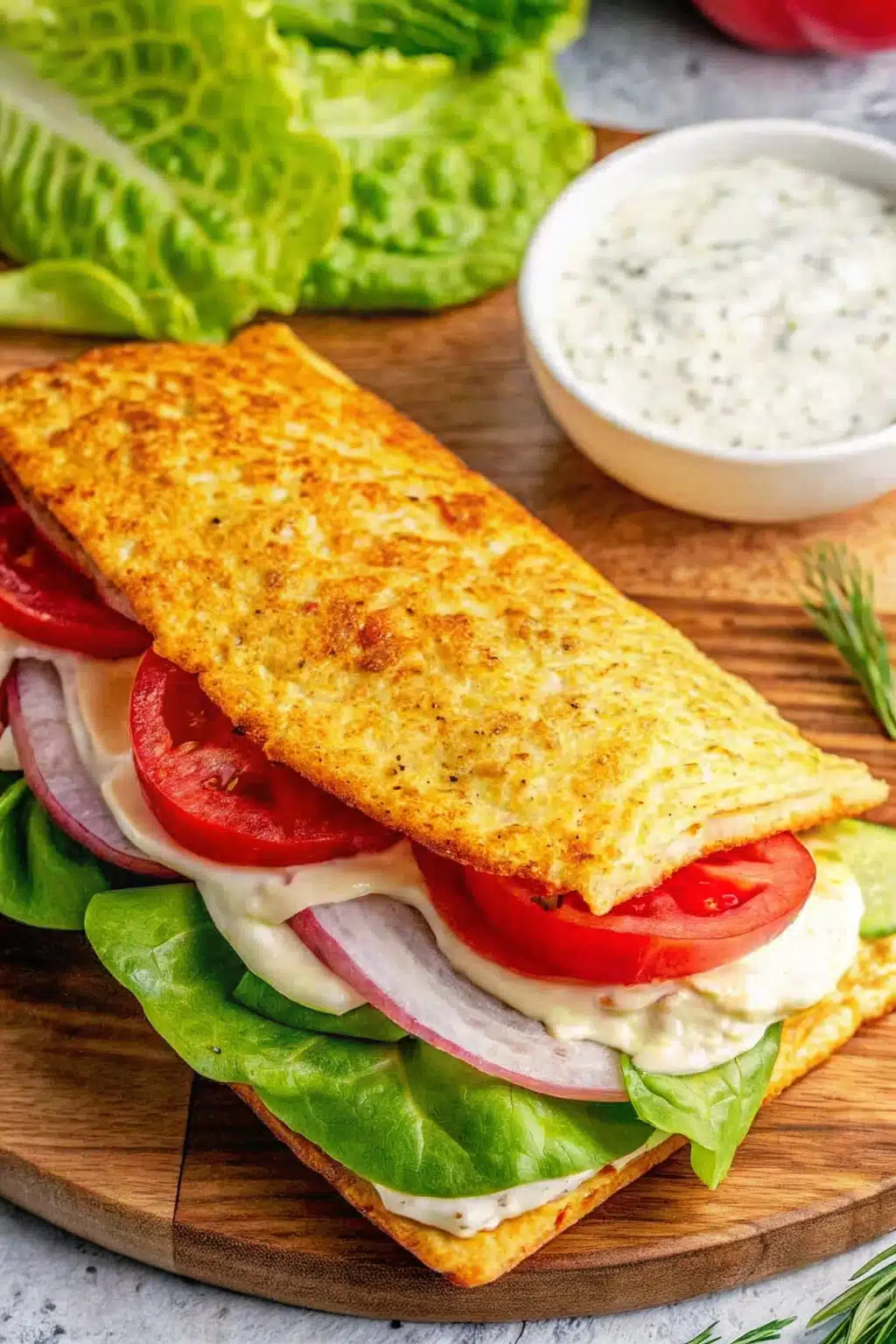 Cottage Cheese Flatbread