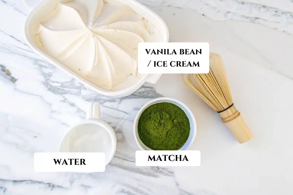 vegan Matcha Affogato