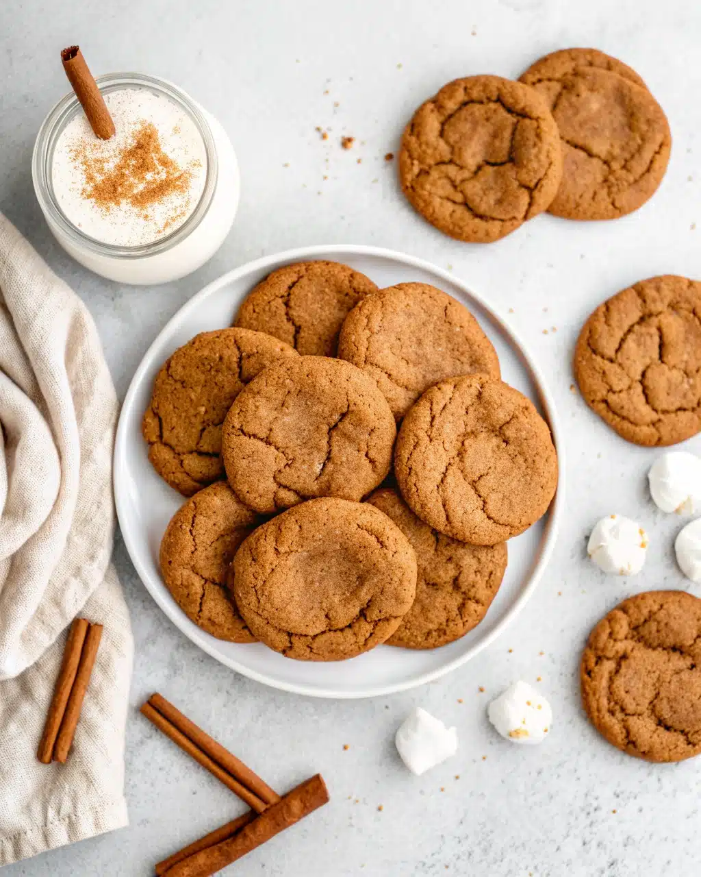 Pumpkin Snickerdoodle Cookies