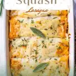 butternut squash lasagna