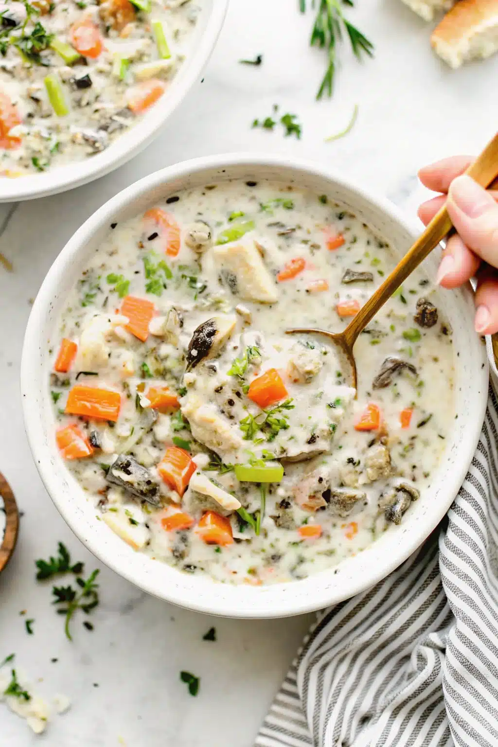 chicken and wild rice soup