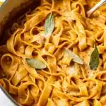 Creamy Pumpkin Sage Fettuccine
