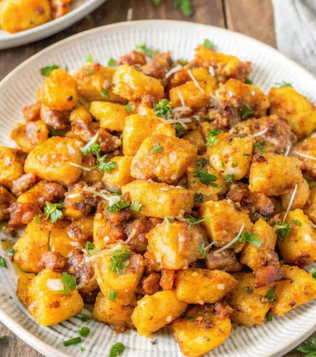 homemade pumpkin gnocchi