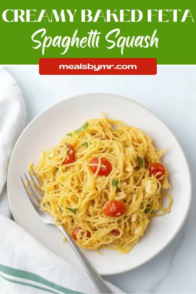 Baked Feta Spaghetti Squash