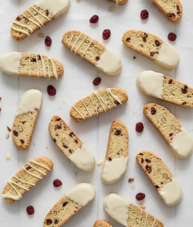 cranberry almond biscotti