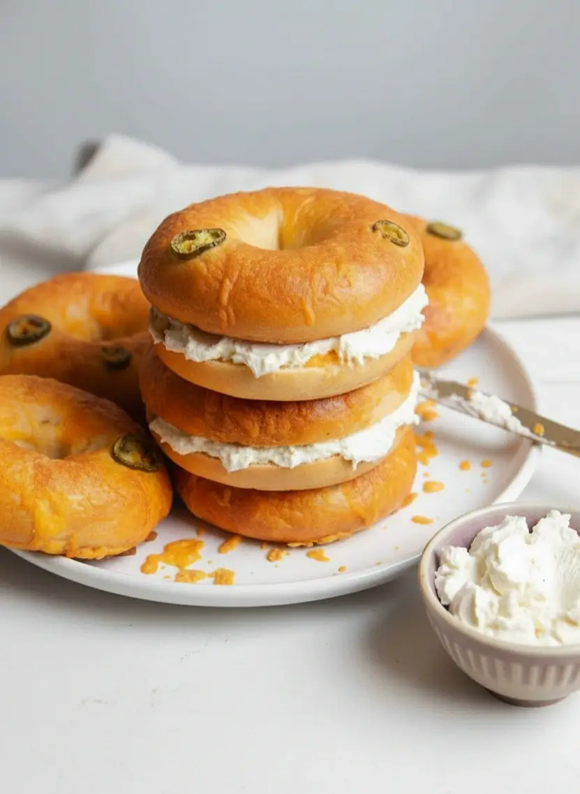 2-Ingredient Cottage Cheese Bagels