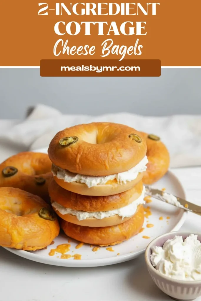 2-Ingredient Cottage Cheese Bagels