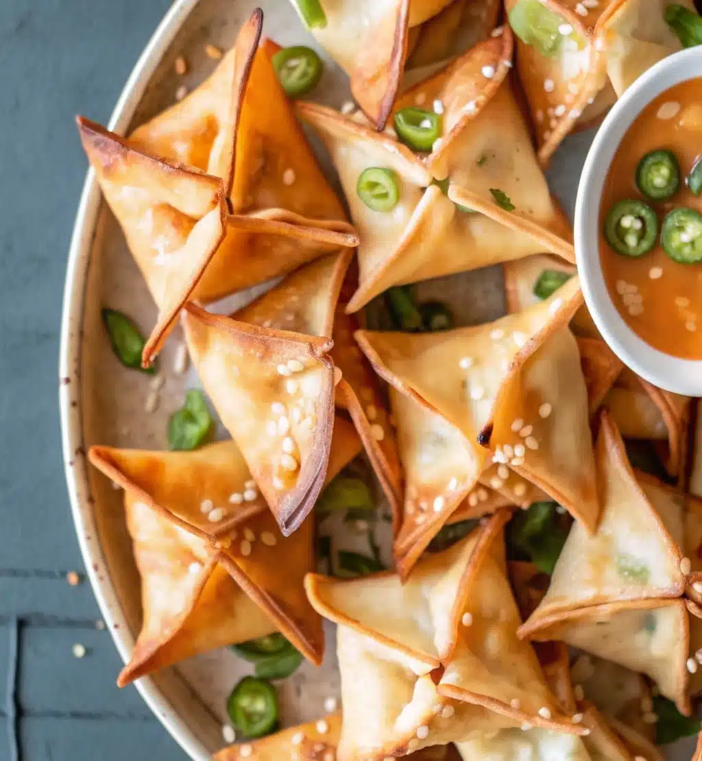 Easy Baked Cream Cheese Rangoon