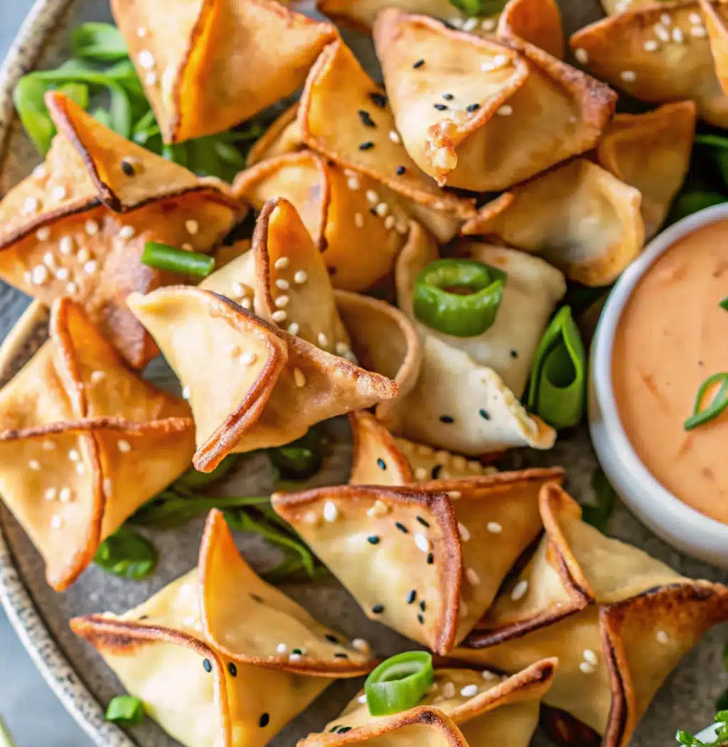 Easy Baked Cream Cheese Rangoon