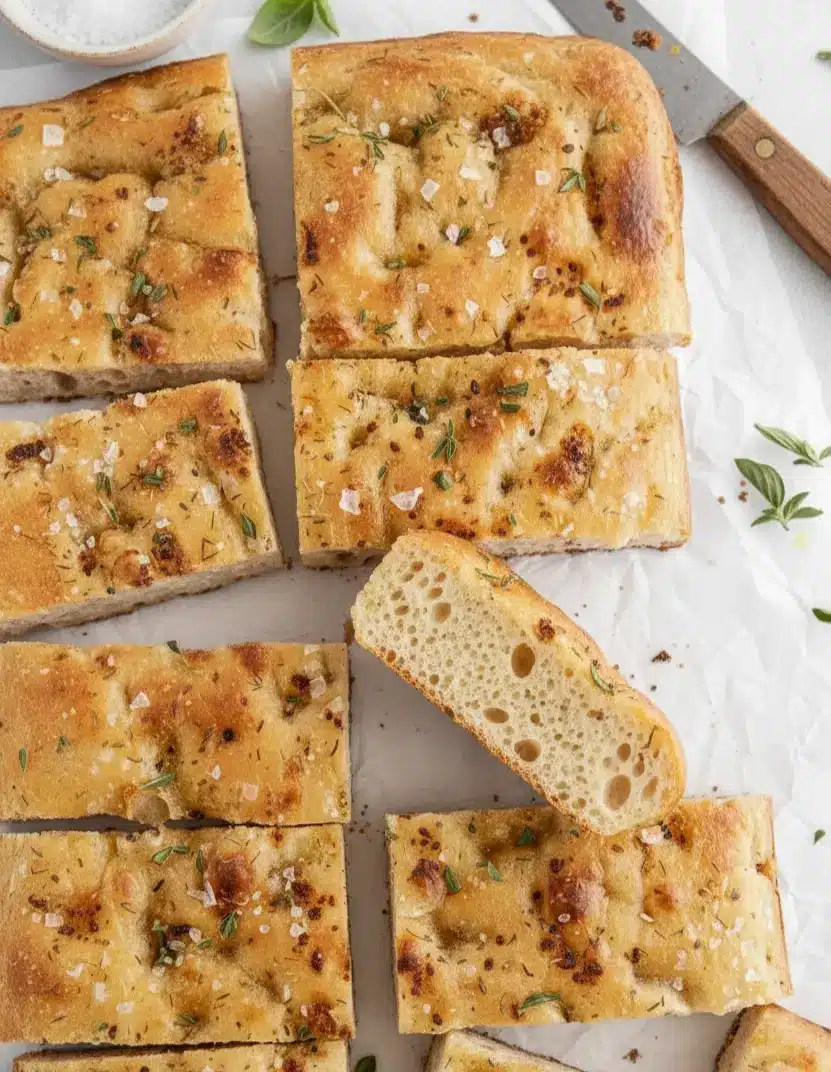 easy sourdough focaccia