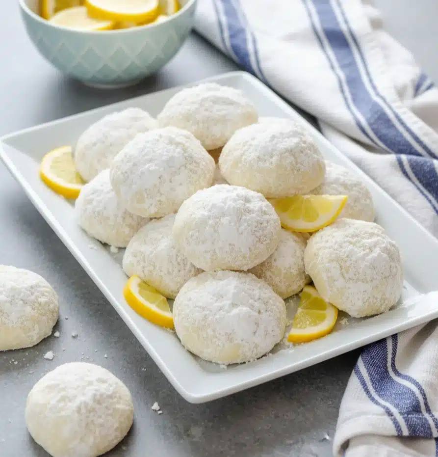 meyer-lemon-almond-snowball-cookies-1 Meyer Lemon Snowball Cookies