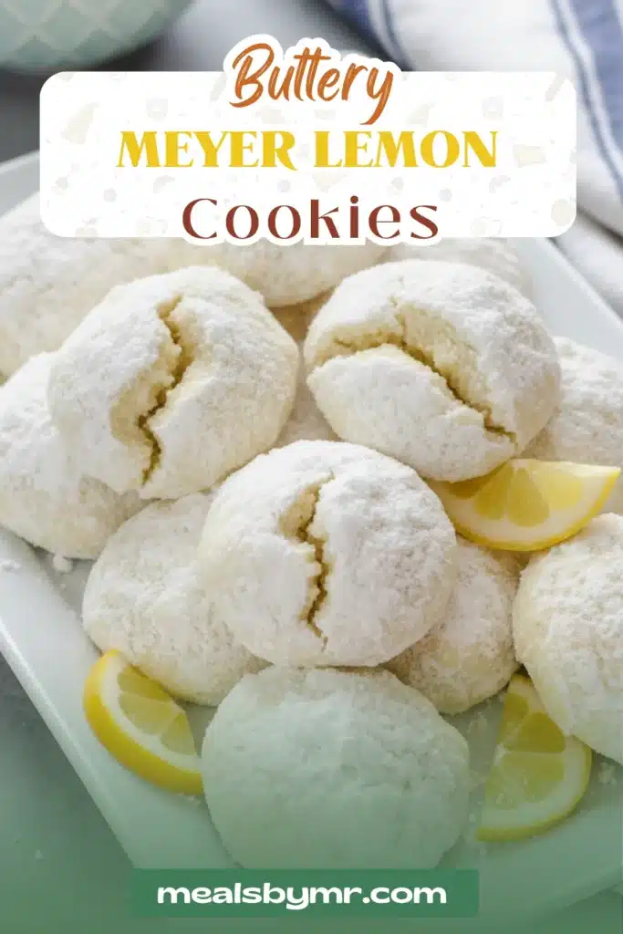 Meyer Lemon Snowball Cookies